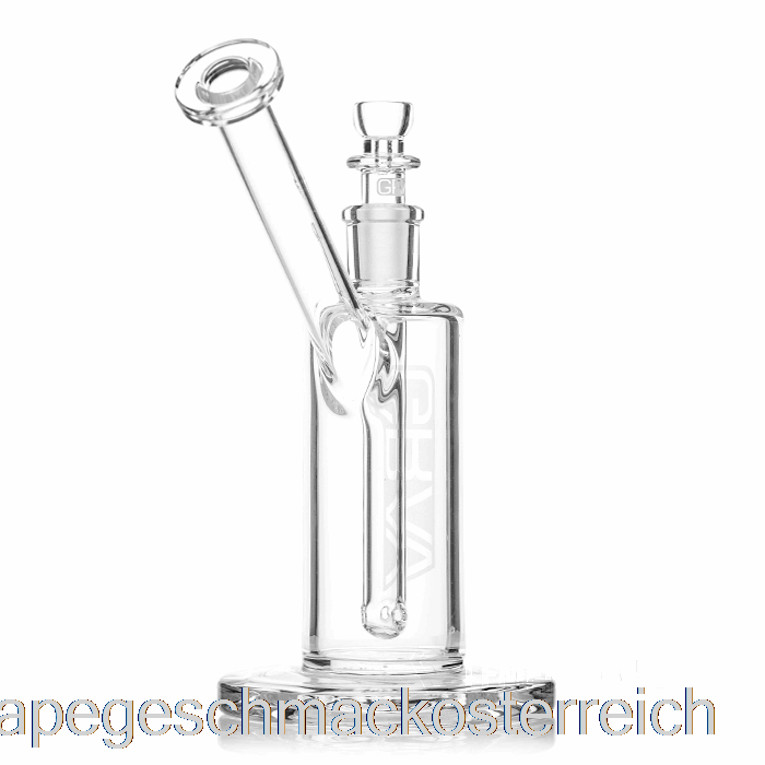 Grav Medium Upright Bubbler Schwarz / Klarer Vape-Geschmack